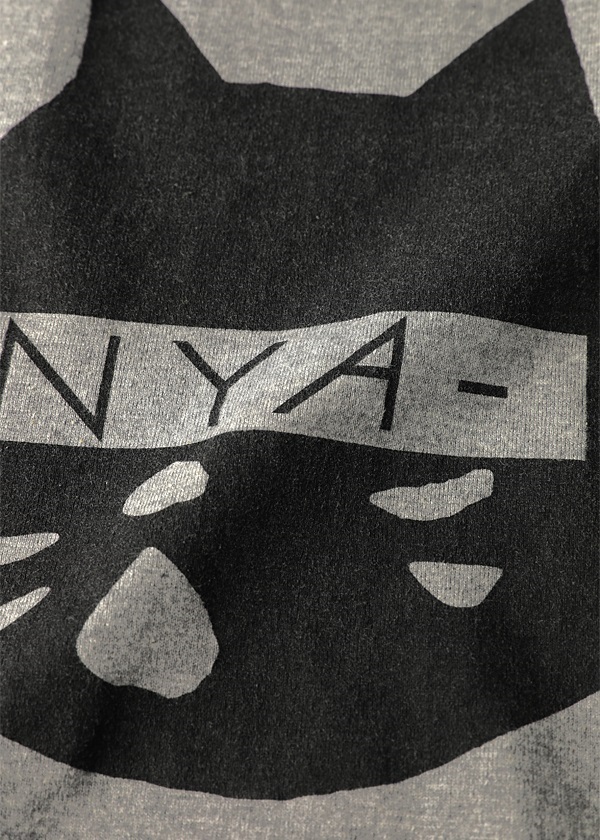 NYA- / FRONT NYA-? T / ビッグシルエットTシャツ
