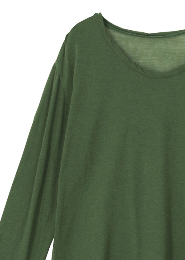 Plantation L-line / (O) エジプトコットンT / クルーネックインナー