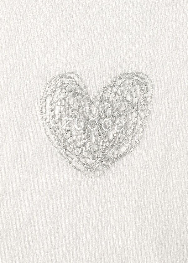 ZUCCa / HEART LOGO BOXY T / カットソー