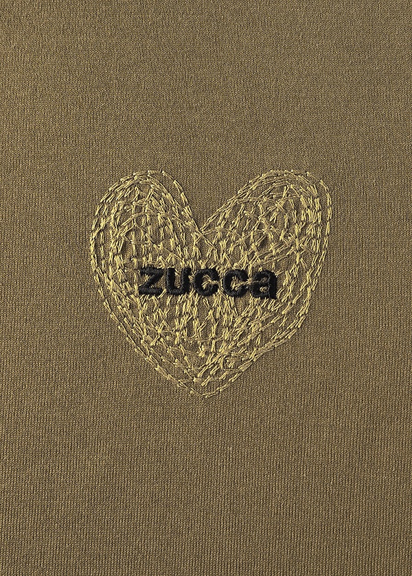 ZUCCa / HEART LOGO SHIRT TAIL T / カットソー