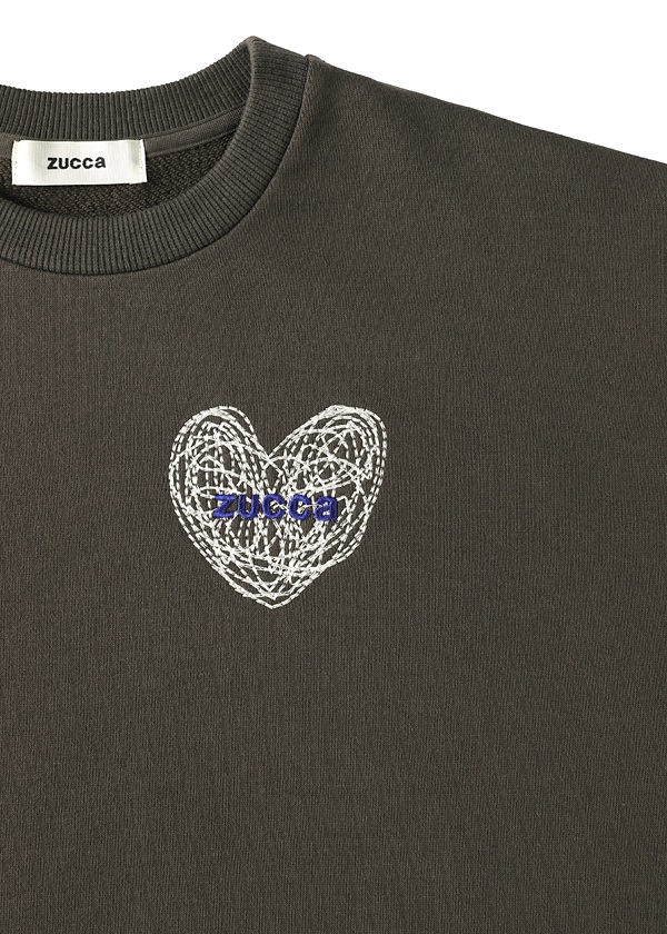ZUCCa / PO ハートロゴ スウェット / スウェット
