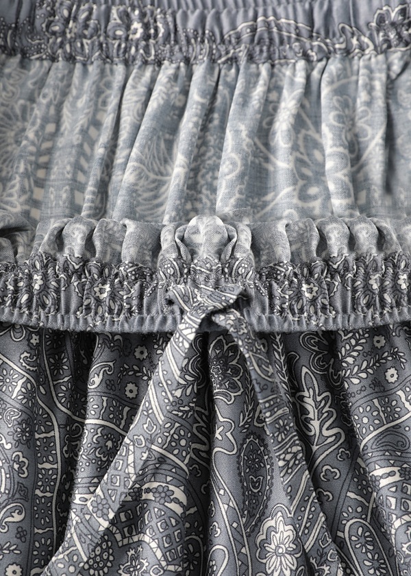 ZUCCa / FLORAL SCARF PRINT / スカート