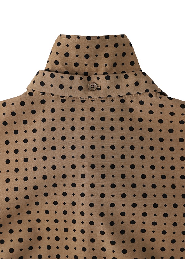 ZUCCa / S DOT SQUARE PRINT / ブラウス