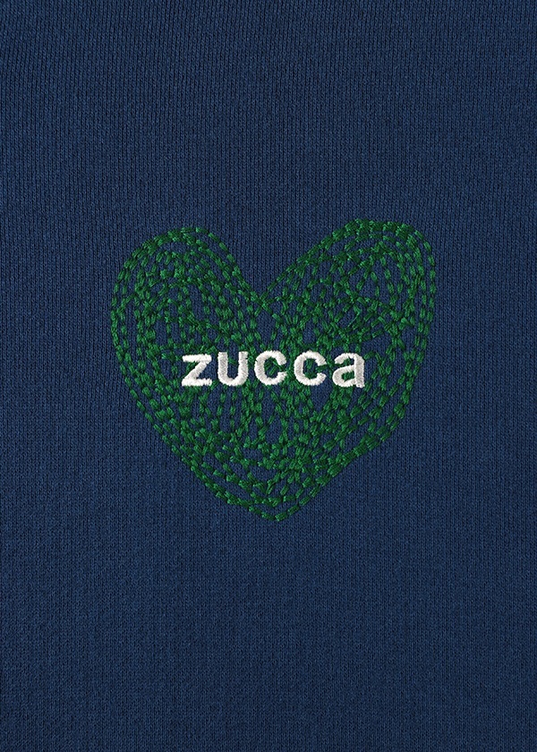 ZUCCa / PO HEART LOGO ZIP-UP HOODIE / スウェット