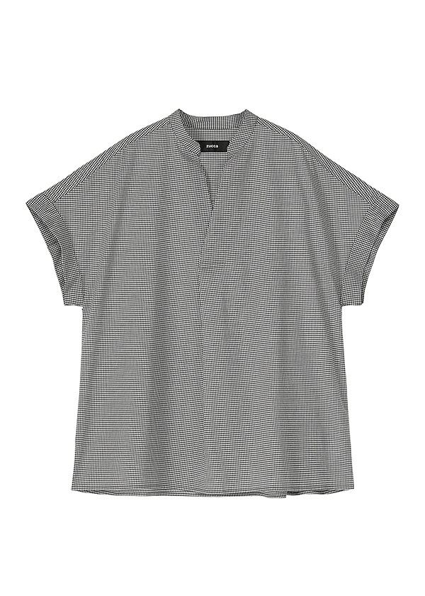 ZUCCa / COTTON SILK GINGHAM CHECK / ブラウス