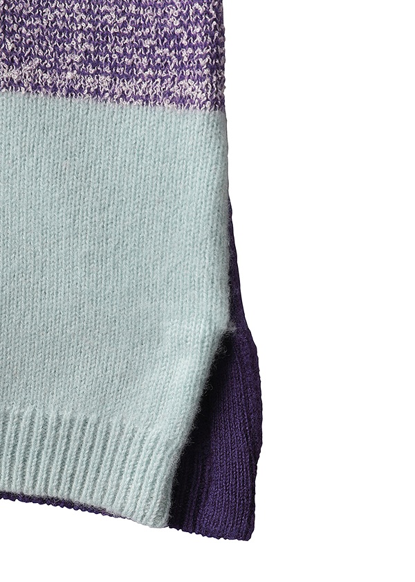 ZUCCa / COLOR BLOCK KNIT / トップス