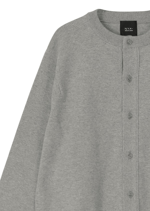 NYA- / (O) COTTON CARDIGAN / カーディガン