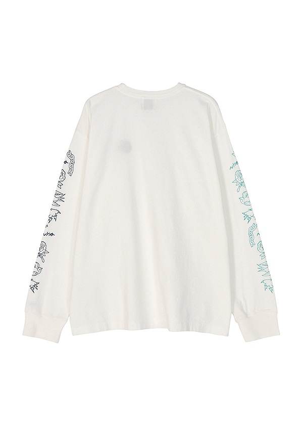 NYA- / SLEEVE ORNAMENT / ロングスリーブTシャツ