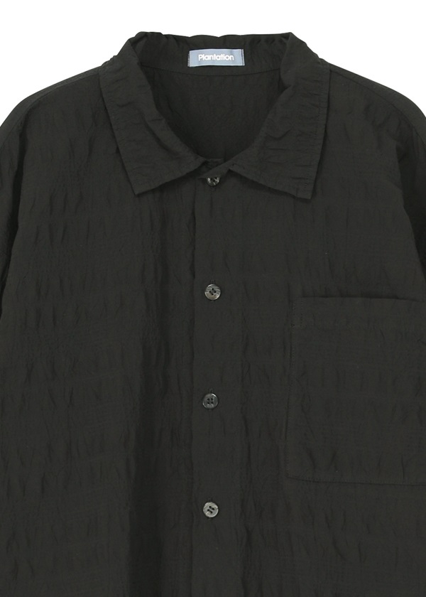 Plantation / (O) シュリンクブロードボーダー / シャツ