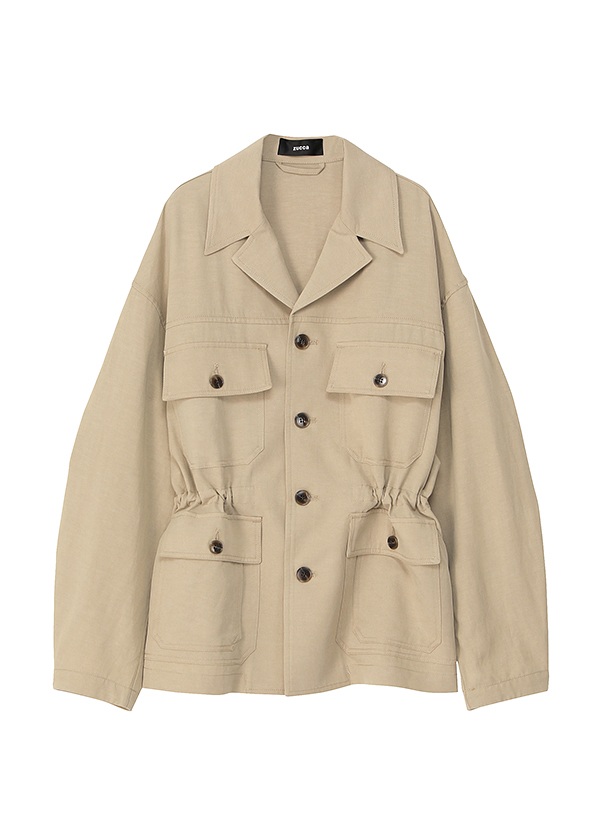 ZUCCa / S COTTON LINEN TWILL / ブルゾン