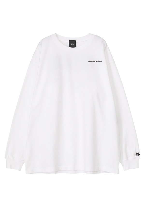 NYA- / (O) BACK NYA-? T / ロングスリーブTシャツ