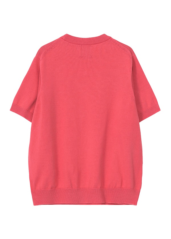 NYA- / (O) COTTON KNIT TOP / ニットトップス