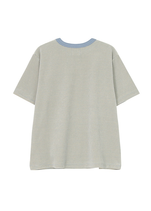NYA- / VELOUR STRIPED T / Tシャツ