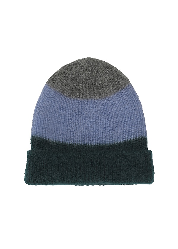<先行予約> NYA- / COLOR BLOCK KNIT ACC / 帽子