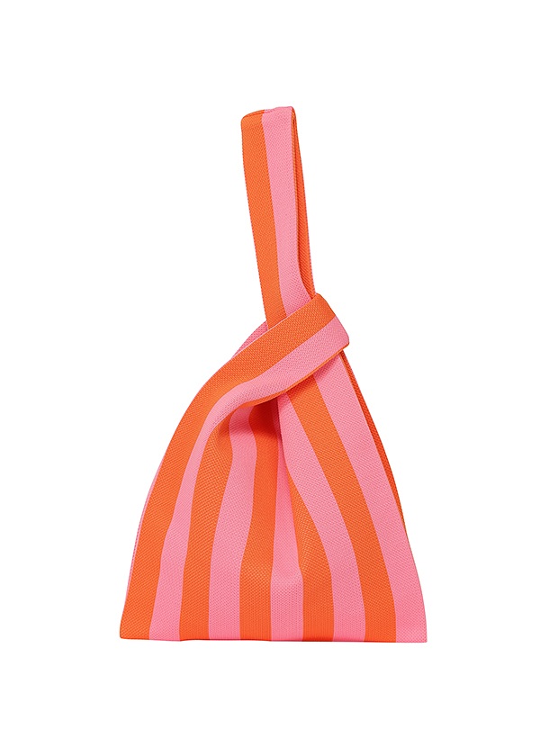 <先行予約> NYA- / STRIPED ONE HANDLE KNIT BAG / バッグ