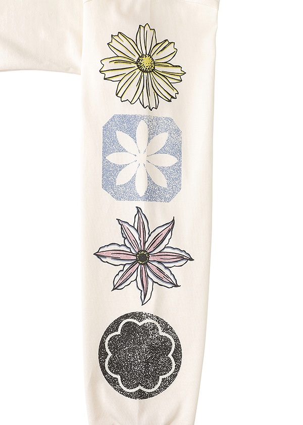 ZUCCa / S 8 FLOWERS T / Tシャツ