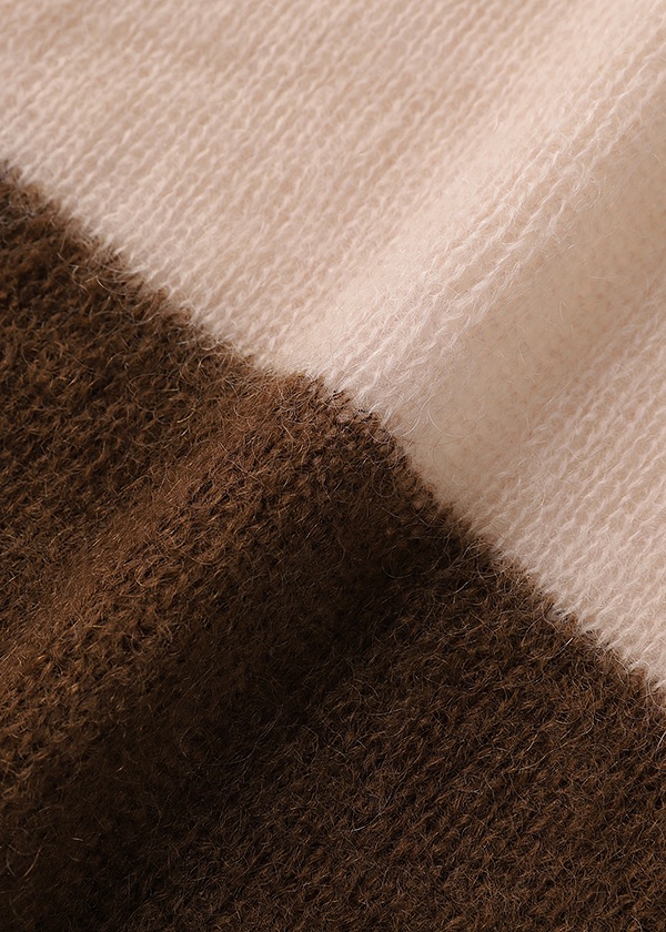 <先行予約> NYA- / COLOR BLOCK KNIT ACC / ストール