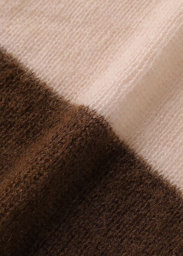 <先行予約> NYA- / COLOR BLOCK KNIT / ニットプルオーバー