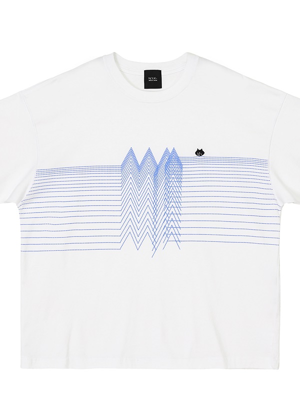 NYA- / (O) SASHIKO HAPPO T / Tシャツ