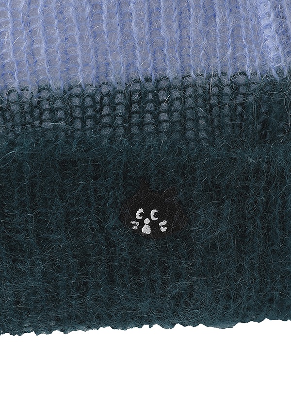 <先行予約> NYA- / COLOR BLOCK KNIT ACC / 帽子