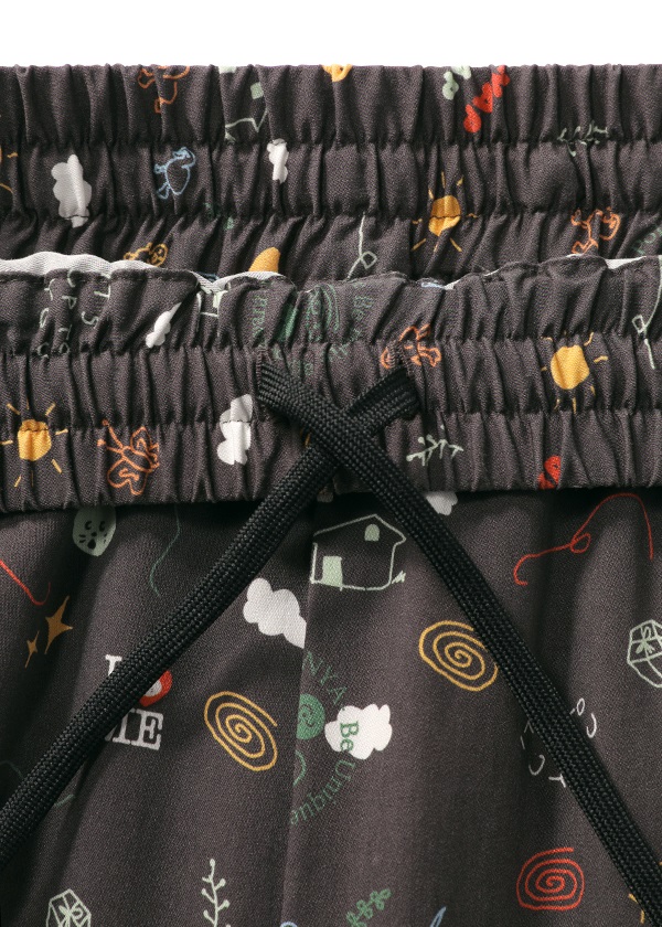 NYA- / (O) FAMILY PRINT PANTS / リラックスパンツ