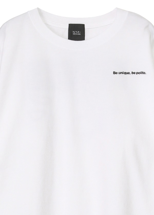 NYA- / (O) BACK NYA-? T / ロングスリーブTシャツ