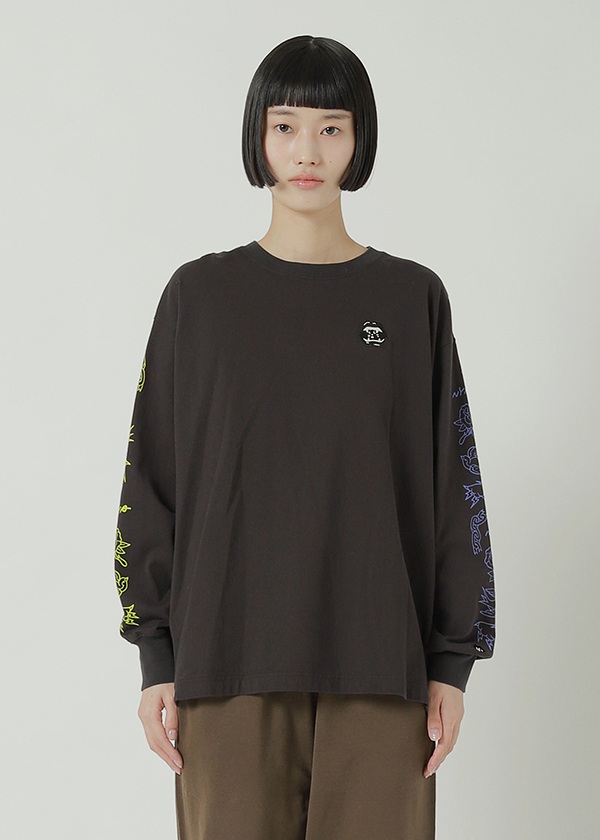 NYA- / SLEEVE ORNAMENT / ロングスリーブTシャツ
