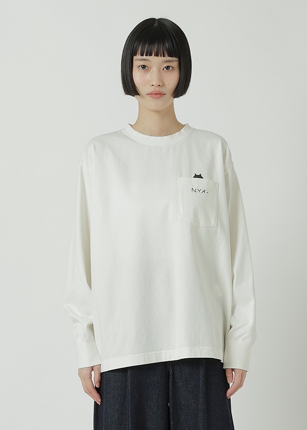<先行予約> NYA- / IN THE POCKET L/S T / ロングスリーブTシャツ