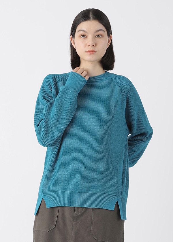 Plantation / (O) ライトコットンリリー / ニットプルオーバー