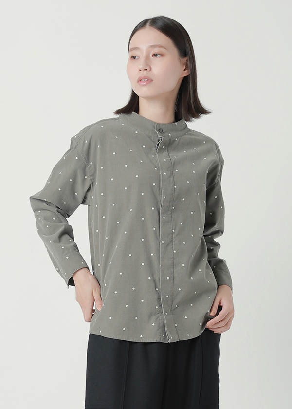 Plantation / P ドットコーデュロイ / ブラウス