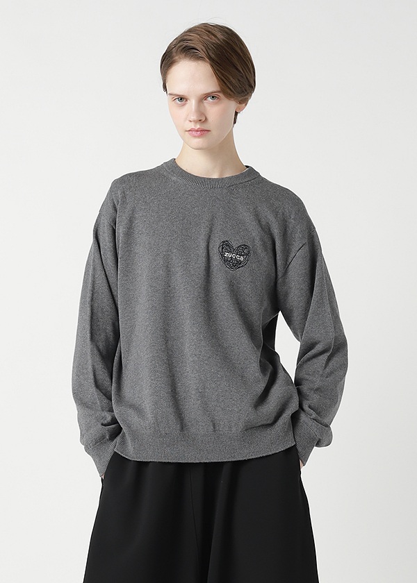 ZUCCa / HEART LOGO KNIT / トップス