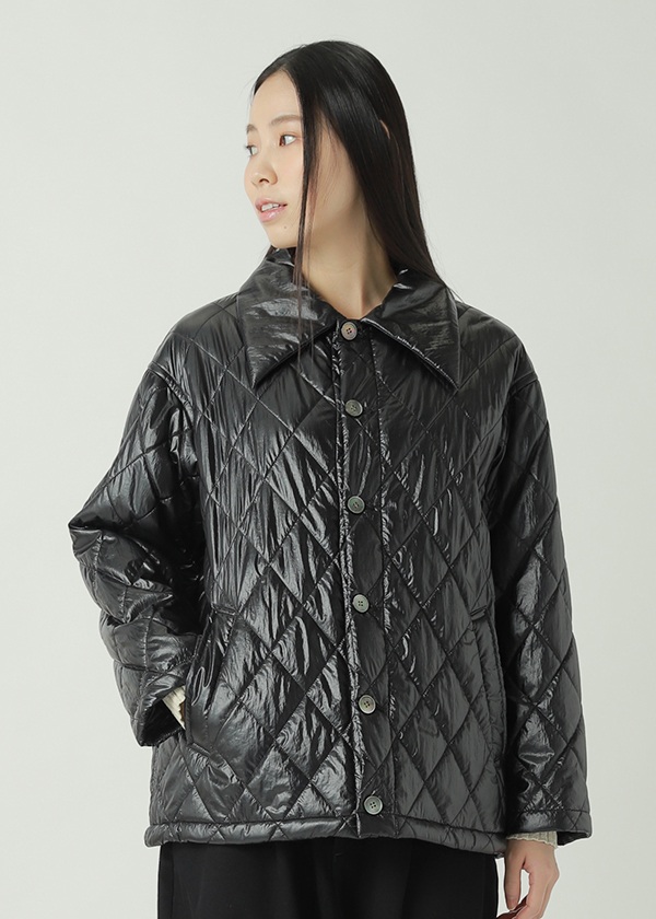<先行予約> ZUCCa / GLOSSY QUILT COAT / ブルゾン