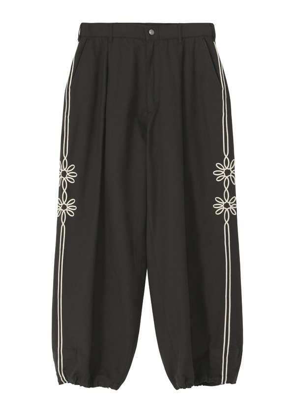 ZUCCa / S CORD EMBROIDERY BOTTOM / パンツ