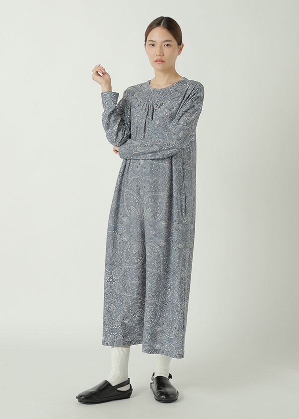 ZUCCa / S FLORAL SCARF PRINT JERSEY / ワンピース
