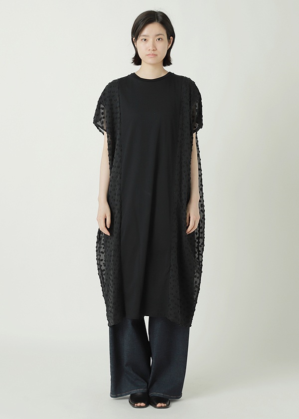 ZUCCa / PO JACQUARD DOCKING JERSEY / ワンピース