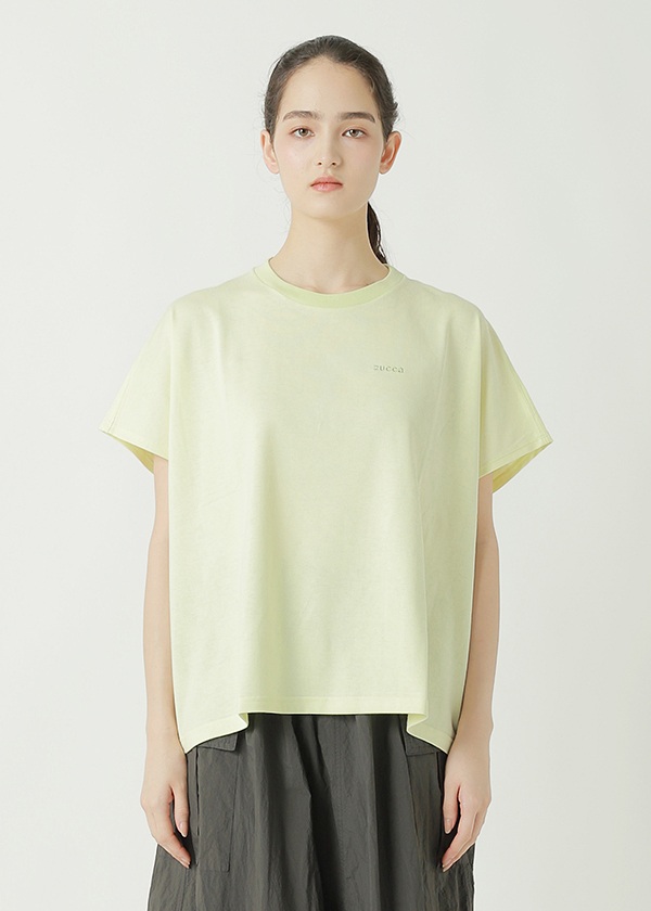 ZUCCa / S DRAWING FLOWER PRINT T / Tシャツ