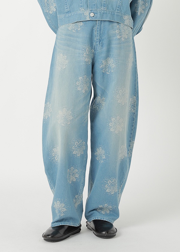 <先行予約> ZUCCa / FLOWER JQ DENIM / パンツ