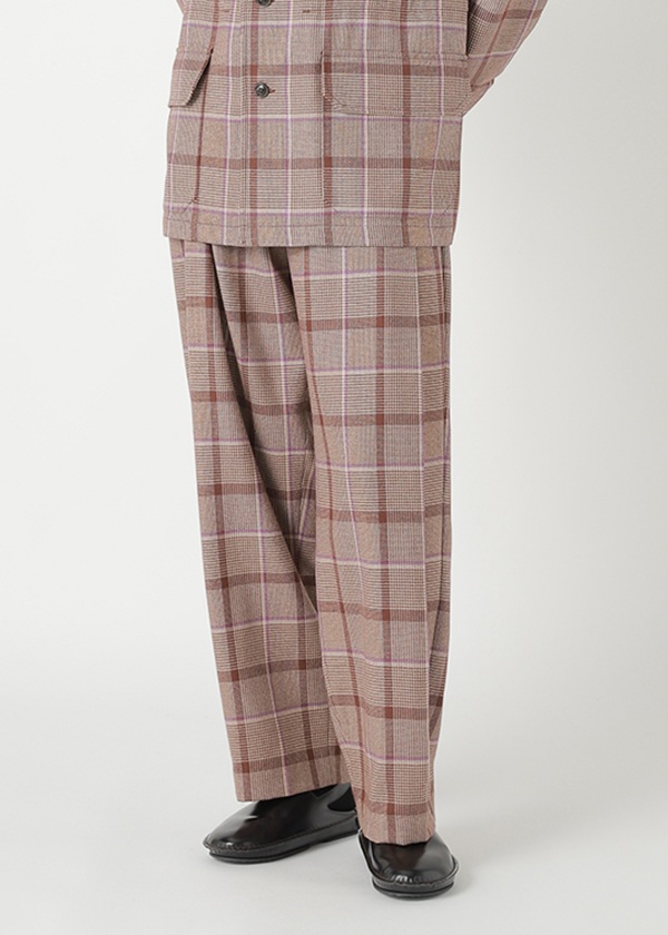 <先行予約> ZUCCa / WOOL CHECK / パンツ