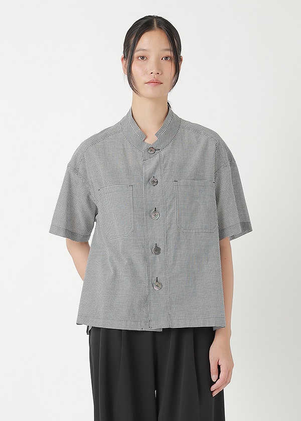 <先行予約> ZUCCa / COTTON SILK GINGHAM CHECK / シャツ