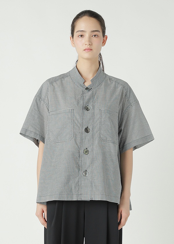 ZUCCa / COTTON SILK GINGHAM CHECK / シャツ