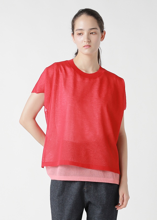 ZUCCa / DOUBLE SHEER KNIT / トップス