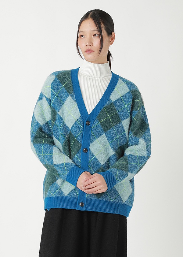 <先行予約> ZUCCa / ARGYLE KNIT / カーディガン