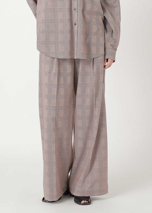 <先行予約> ZUCCa / GLEN CHECK JERSEY / パンツ