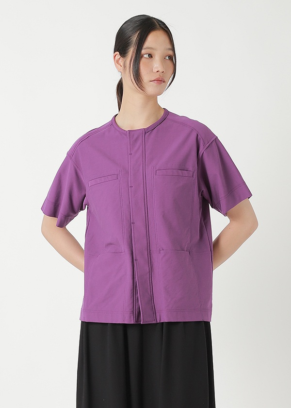 <先行予約> ZUCCa / HIGH TWIST TWILL JERSEY / ブラウス