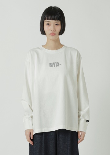 <先行予約> NYA- / GEOMETRIC NYA- / ロングスリーブTシャツ