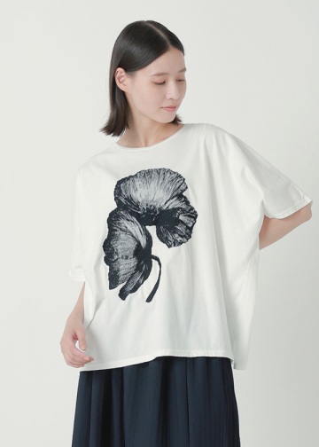 <先行予約> Plantation / フラワーエンブロT / Tシャツ