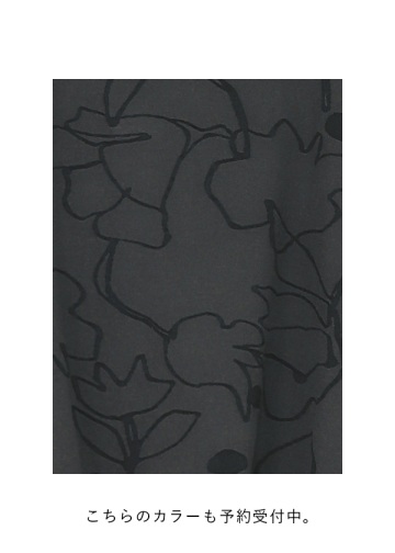 <先行予約> Plantation / ラインフラワードットジャージ / チュニック