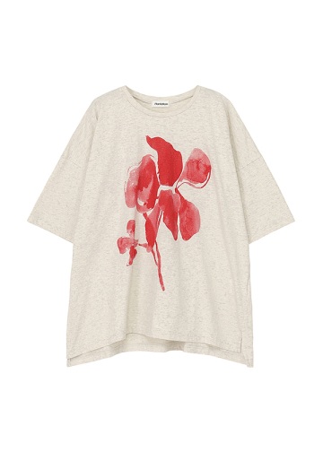 <先行予約> Plantation / ブラッシュフラワーT / Tシャツ