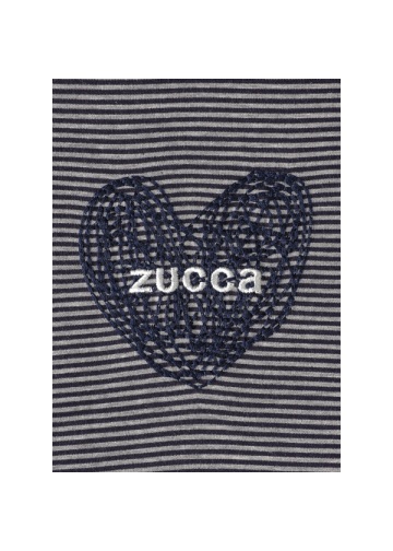 <先行予約> ZUCCa / HEART LOGO STRIPED T / カットソー