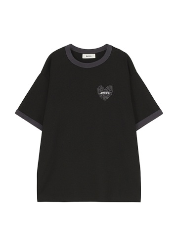 ZUCCa / HEART LOGO RINGER T / Tシャツ